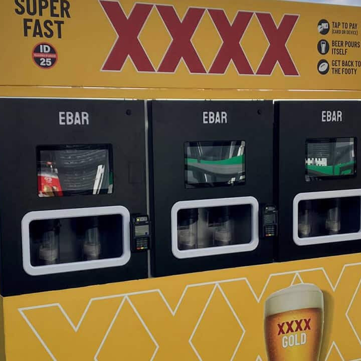 3-unit Mobile Beerwall at The Gabba, Australia