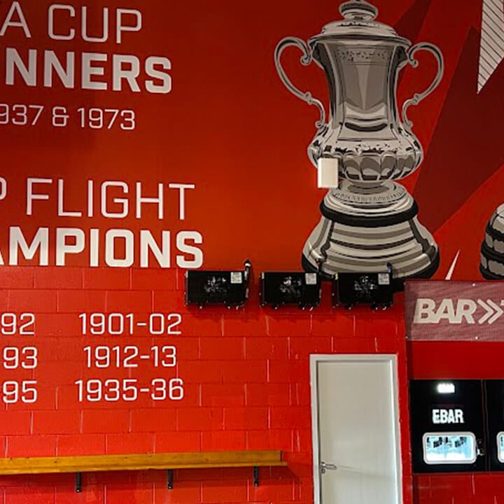 3-unit Beerwall at the Stadium of Light, Sunderland FC